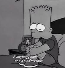 Sad Simpsons The deepness of his feelings. sad simpsons