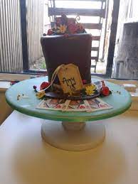 The Mad Hatters Top Hat Cake Food Crafts How To Make Pizza Hat Cake