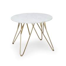 Before you clean, you need to determine what type of metal you are cleaning. Besoa Round Pearl Coffee Table Side Table Dimensions 55 X 45 Cm Oxh Top Polished White Marble Frame Gold Coloured Metal Easy To Clean Stylish Design Elegant Colour Gold White Buy