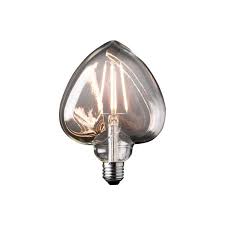 C'est l'occasion de vous lancer dans la fabrication de ces ampoules pailletées, à. Ampoule Deco Filament Coeur Led E27 4 W Jaune Eclaire 30 W Transparent 3662234022691