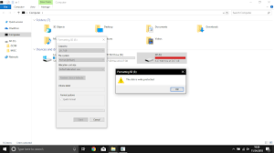 One easy way you can remove write protection from your sd card is to make sure the tiny lock switch on the left side of your sd card is slid up. Error The Disk Is Write Protected While Accessing Sd Card Microsoft Community