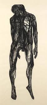 Cave To Canvas Leonard Baskin Hanged Man 1955 Art Woodcut Leonard Baskin