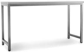 With 220 lbs large capacity and two storage shelves, it can accommodate more items and keep it organized. Outdoor Kitchen Stainless Steel Prep Table Newage Products
