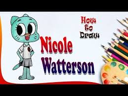 How To Draw Nicole Watterson Amazing World Of Gumball Easy Drawing Easy Drawings World Of Gumball The Amazing World Of Gumball