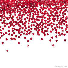 Red Hearts Falling Rain Animation For Valentine S Day Valentines Gif Pink Background Images Rainbow Colors Art