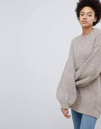 Hot promotions in knit sweater on aliexpress: Weekday Oversize Knit Sweater Best Neutral Sweaters 2018 Popsugar Fashion Uk Photo 2