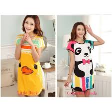 Hingga berita ini dibuat, video itu. Jual Baju Tidur Wanita Daster Korea Model Karakter Kota Batam 2ty M Collection Tokopedia