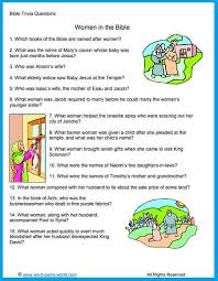 Who is the oldest man mentioned in the bible? Bible Trivia Questions About Women