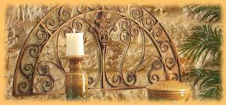 Wrought iron fence and gates to fit any space! Tuscan Wall Decor Bellasoleil Com Tuscan Decor And Italian Pottery