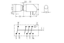 Der blinkerschalter wurde zum beispiel von deutz, hanomag, mc cormick, ihc verbaut. Schaltplan Ihc Blinkschalter Treckergarage Schalter Case Ihc 3 Rote Kontrollleuchten Fur 2 Anhanger Und Zugmaschine