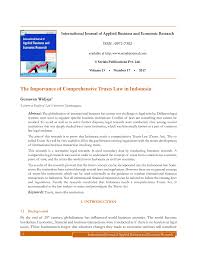 Administering a special needs trust: Pdf The Importance Of Comprehensive Trusts Law In Indonesia