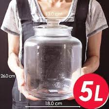 ポイント10倍 クッキージャー 5リットル お米3キロ5l 5 0l おしゃれ ガラス容器 ガラス 瓶 米びつ ガラスジャー おしゃれ アンティーク 保存容器 保存ビン 保存瓶 フランス 雑貨 フォブコープ fobcoop fob coop 保存瓶 果実酒 保存容器