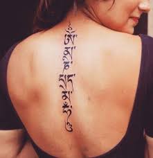 Hình xăm chữ nhẫn tiếng phạn. Cau Tháº§n Chu Om Mani Padme Hum Ä'á»— Nhan Tattoo Studio Facebook