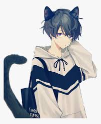 Neko Cute Anime Boy Png Transparent Png Kindpng Haru is a neko, hardly ever seen without his black hoodie used to cover his feline features. neko cute anime boy png transparent