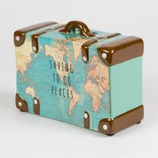 Wie Cool Spardose Als Koffer Mit Weltkarten Motiv Atlas Globus Affiliate Verreisen Geschenk Manner Travel Diy Spardose Geldkasten Koffer