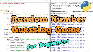 The card ranking starts at the ace, as the lowest rank to the king, as the randint (1, 10) tries = 0 tries_remaining = 5 while tries < 5:. Random Number Guessing Game Python Beginners Youtube
