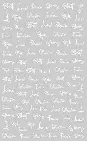 1 Sheet 3D Unique Cursive Script English Letter Word Design Adhesive Nail  Art Stickers Decorations DIY Salon Tips F211#|Stickers & Decals| -  AliExpress