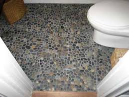 One of the best tile bathroom floor ideas is marble. Pebble Floor Bathroom Design Ideas Pebble Floor Simple Bathroom Renovation Flooring