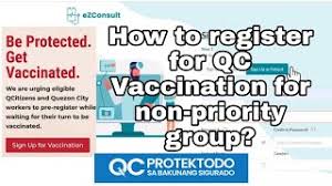 For those who were able to get a slot for july 1, 2, 3, 5, and 6 are advised to still proceed to the vaccination site of their choice as scheduled. How To Register In Ez Consult For Qc Covid19 Vaccination For Non Priority Group Qcprotektodo Youtube
