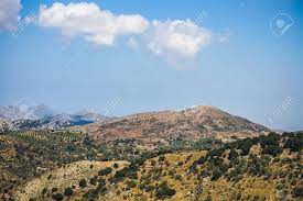 Mediterranean Mountain Landscape In Greece With Olive Tree Stock Photo Picture And Royalty Free Image Image 44626926