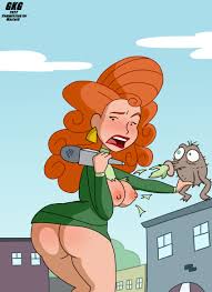 big_breasts breasts brown_eyes brown_hair brown_skin chalkzone female  glasses penny_sanchez slickehedge solo|770202 - Rule 34 Dev