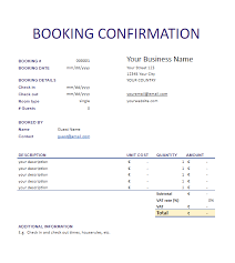 Check spelling or type a new query. Free Booking Confirmation Template Edit Print Or Download