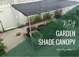 Shade structures for greenhouses & gardening. Diy Freestanding Shade Canopy For Garden Garden Shade Canopy Backyard Shade Diy Garden Shade Canopies