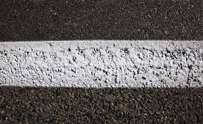 Black And White Road White Road Markings Asphalted