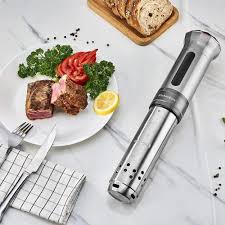 Con la bassa temperatura il calore raggiunge il cuore dell'alimento in maniera lenta, senza che le parti periferiche del cibo vengano cotte più del i tempi di cottura possono superare le ventiquattro ore, quanta corrente si spreca? Roner Cucina A Bassa Temperatura Cottura Sottovuoto Ipx7 Impermeabile Include Sacchetti Sottovuoto Da 10 Pezzi Kitchenboss G300 Sous Vide 1100w Circolatore Di Immersione Elettrodomestici Speciali Macchine Per Cottura A Bagnomaria