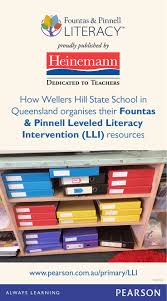 Fountas And Pinnell Instructional Level Expectations