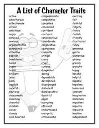 Image Result For 49 Character Qualities Chart Teaching