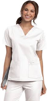 Dagacci scrubs medical uniform women and man scrubs set medical scrubs top and pants. 31 Best White Scrub Tops For Women Brands Ratings And Features
