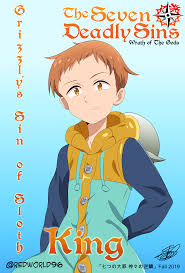 King (nanatsu no taizai) 4. Nanatsu No Taizai King S Poster Fanmade Nanatsunotaizai