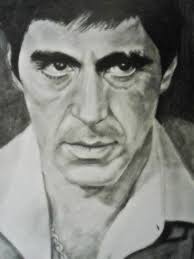 Scarface Alfredo James Pacino Chorcoal by YNSKLC