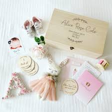 Wooden Baby Memory Box Elegant Simple The Laser Boutique