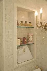 Built In Bathroom Shelves Instead Of An Old Medicine Cabinet Bathroom Design Small Bathroom Design Trendy Bathroom Tiles