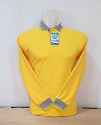 Tips pakai outer warna kuning untuk terlihat edgy. Lakost Pe Tshirt Cewek Cowo Kuning Kaos Poloo Kerah Lengan Panjang Warna Polos Kombinasi Casualfashion Lazada Indonesia