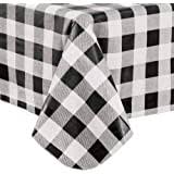 Check spelling or type a new query. Clever Home Vinyl Tablecloth Black And White Buffalo Check Plaid Rectangle 60 X 102 In Buy Online In Aruba At Aruba Desertcart Com Productid 172474451