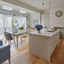 The traditional, simple lines are complemented by ample overhangs and tapered legs. 12 Dining Room Ideas Grey Shaker Kitchen Kitchen Remodel Kitchen Design