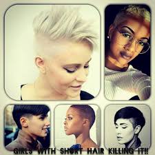 Popular short cuts include bobs, pixies, shags and undercuts. Girls With Short Hair Killing It Home Facebook