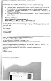 This is historically the most common way to apply for dual citizenship in italy. Jeremy Gans Auf Twitter Admirably Clear Correspondence From The Italian Consulate Here In Response To A Very Last Minute Query From A Rise Up Candidate Https T Co X4c6vferln Also Can You Bind Yourself In