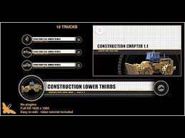 These video templates include commercial and marketing templates such as intros, column packaging, corporate promotion, etc. Construction Lower Thirds Chapter Titles After Effects Template Lower Thirds Lower After Effects Intro Templates