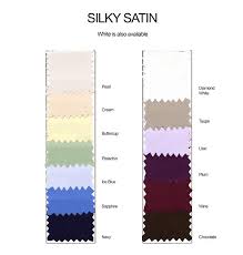 Silky Satin Color Chart French Novelty