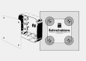 Bohrschablone 2 x 3 watt röhrenverstärker. Kaiser 9196 91 Hohlwand Verbindungskasten 165 X 165 X 72 Mm Hohlwanddosen