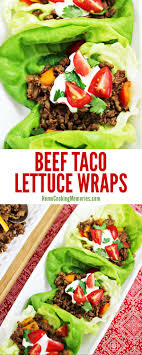 Mexican Beef Taco Lettuce Wraps Recipe Recipe Lettuce Wrap Recipes Lettuce Tacos Healthy Recipes