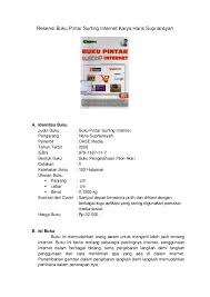 Check spelling or type a new query. Doc Resensi Buku Pintar Surfing Internet Karya Haris Supriansyah Intan Nurfauziah Academia Edu