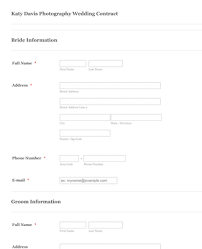 A cancellation letter is a formal statement of one's intent to terminate a business deal, rental contract, consumer service, insurance policy and many more. Wedding Forms Form Templates Jotform