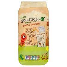 Tesco Goodness Wheat Oat Pasta Animals Good For Kids Tesco Groceries Grocery Tesco