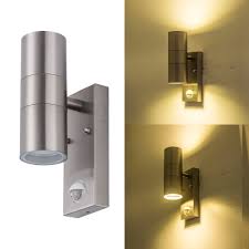 Induction Led Wall Lamp Waterproof Ip65 Motion Sensor Wall Mounted Light Outdoor Stainless Steel Led Wall Sconce Light Fixture Led Indoor Wall Lamps Aliexpress