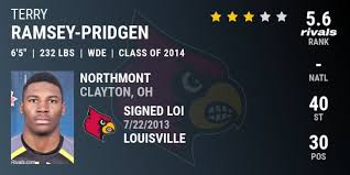 Terry Ramsey Pridgen 2014 Weakside Defensive End Louisville